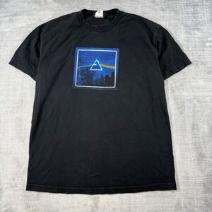 Pink Floyd Shirt Mens Large Black Vintage Dark Side Of The Moon 30th anniversary